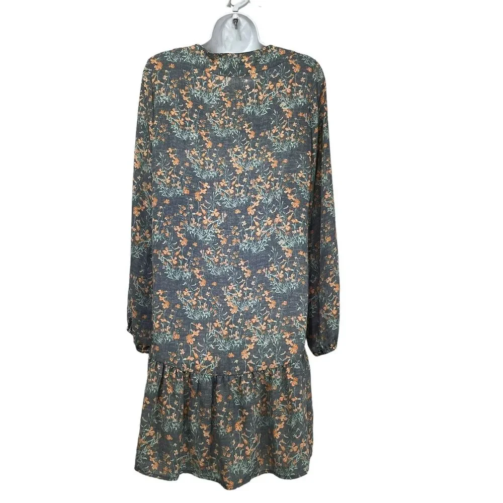 melrose and market long sleeve floral dress Size M - Picture 2 of 5